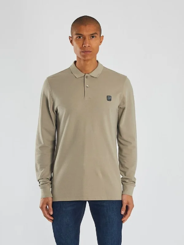 Heritage Rebel Outdoor Apparel Rockvale LS Polo Stone Biscuit