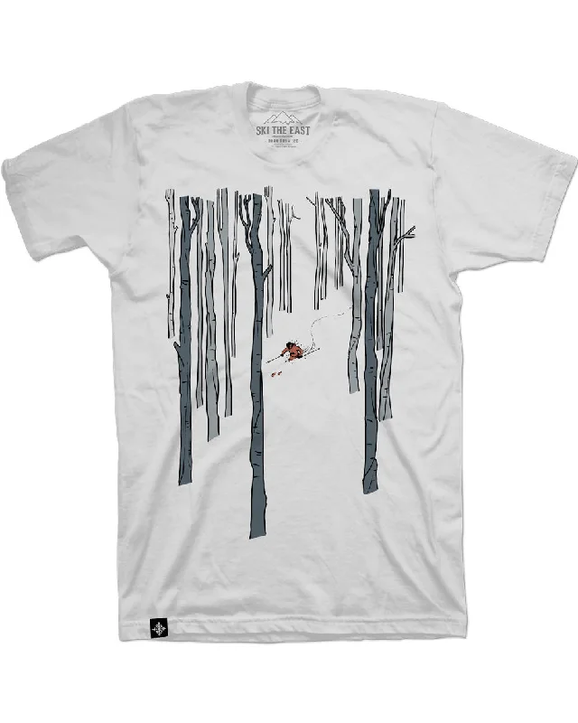 Rugged Rebel All-Day Wear Paradise Tee - Powder White