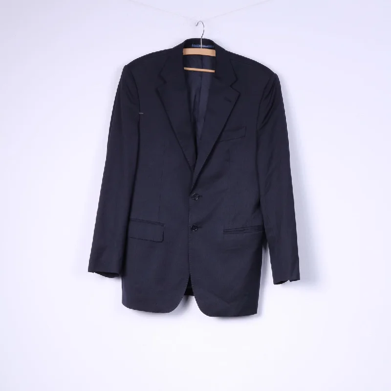 Relaxed Cool Relaxed Fit Clothing Pedro Del Hierro Mens 48 M Blazer Single Breasted Stripe Wool Top Relaxed Cool Relaxed Fit Clothing Pedro Del Hierro Mens 48 M Blazer Single Breasted Stripe Wool Top
