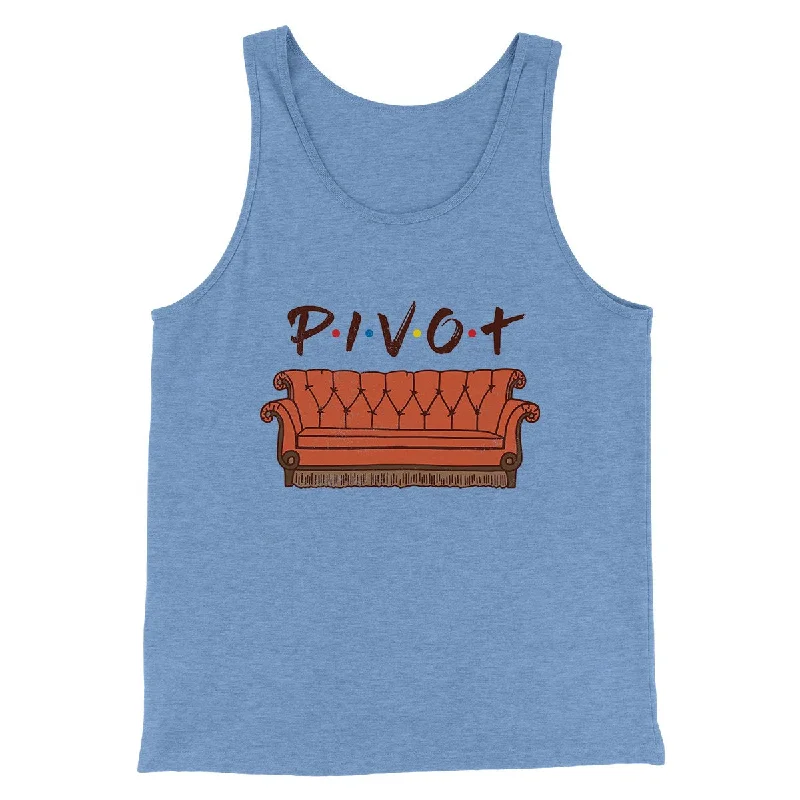 Understated Rugged Easygoing Wardrobe Pivot Men/Unisex Tank Top