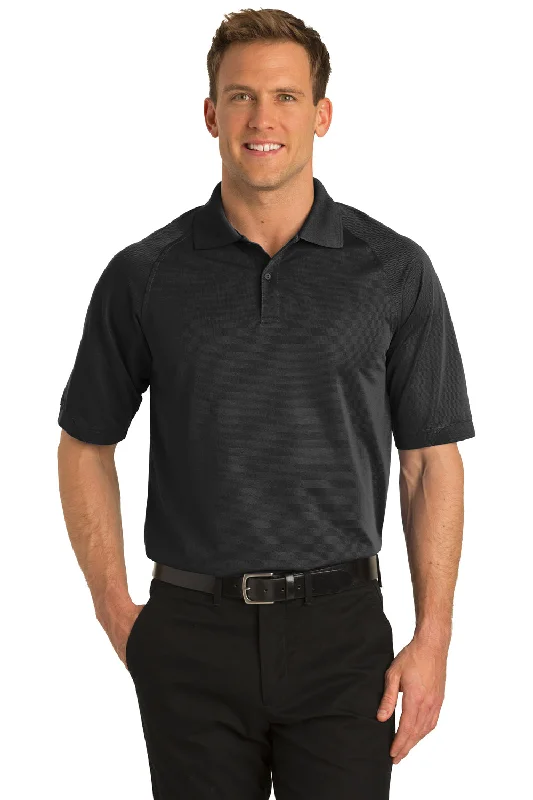 Chic Relaxed Casual Styles Port Authority Mens Dry Zone Moisture Wicking Short Sleeve Polo Shirt - Black Chic Relaxed Casual Styles Port Authority Mens Dry Zone Moisture Wicking Short Sleeve Polo Shirt - Black