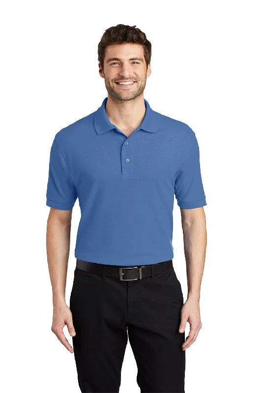 Heritage Urban Comfort Jackets Port Authority Mens Silk Touch Wrinkle Resistant Short Sleeve Polo Shirt - Ultramarine Blue Heritage Urban Comfort Jackets Port Authority Mens Silk Touch Wrinkle Resistant Short Sleeve Polo Shirt - Ultramarine Blue