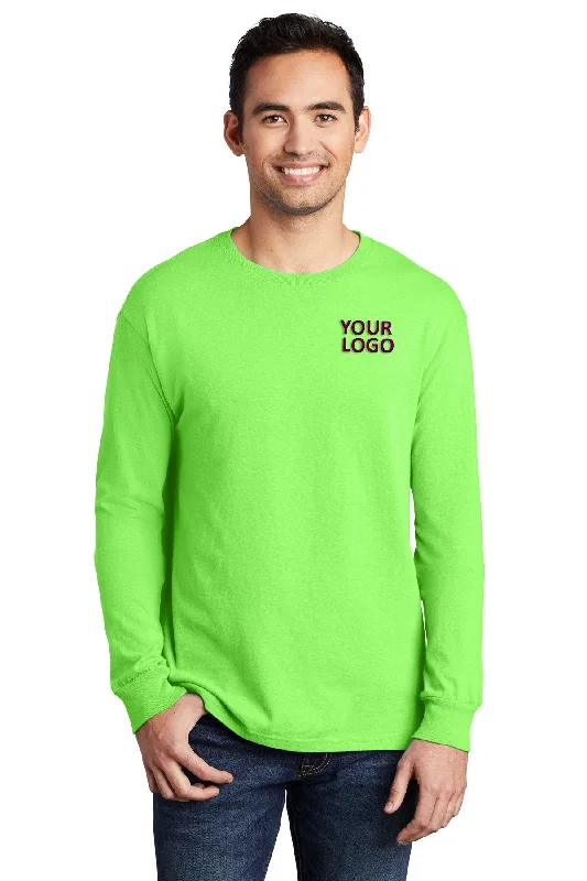 Rugged Classic Comfy Pants Port & Company Pigment-Dyed Branded Long Sleeve Tee's, Neon Green Rugged Classic Comfy Pants Port & Company Pigment-Dyed Branded Long Sleeve Tee's, Neon Green