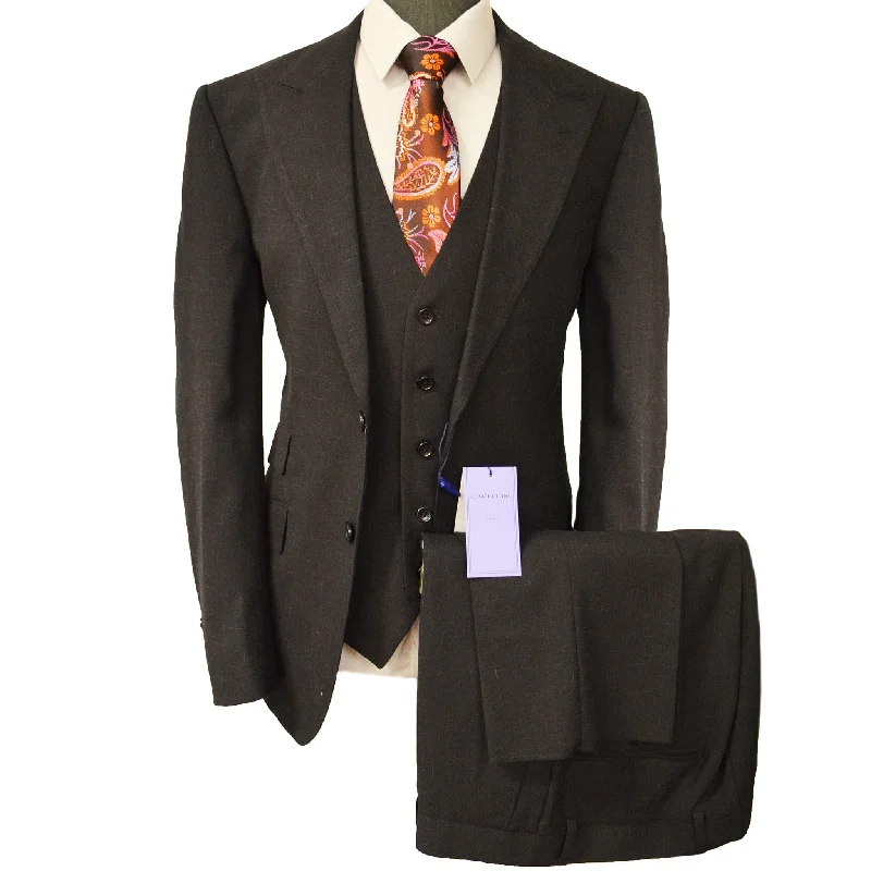 Understated Sleek Soft Fabrics CAVELLINI SUIT BY TIGLIO