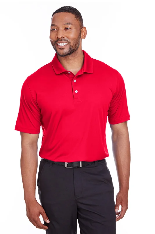 Vintage Luxe Modern Clothing Puma Mens Icon Performance Moisture Wicking Short Sleeve Polo Shirt - High Risk Red