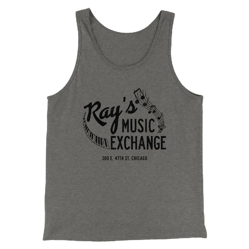 Relaxed Chic Sporty Designs Rays Music Exchange Funny Movie Men/Unisex Tank Top
