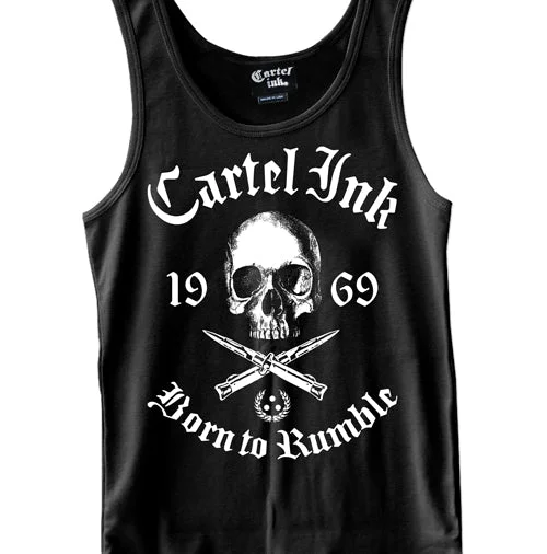 Chic Smart Designer Casuals Born To Rumble Men's Tank Top