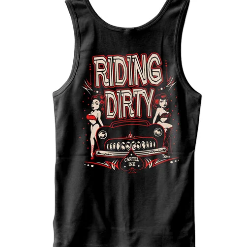 Understated Sleek Chic Outfits Riding Dirty Men's Tank Top