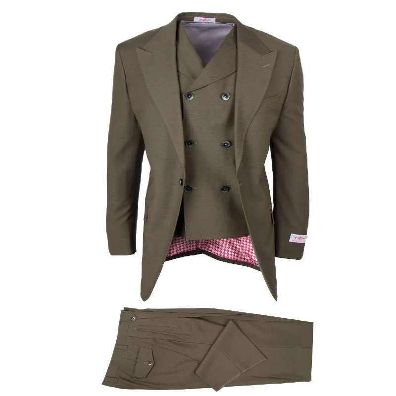 Rugged Luxe Fashion Tops SAN GIOVESSE SUIT & VEST / OLIVE