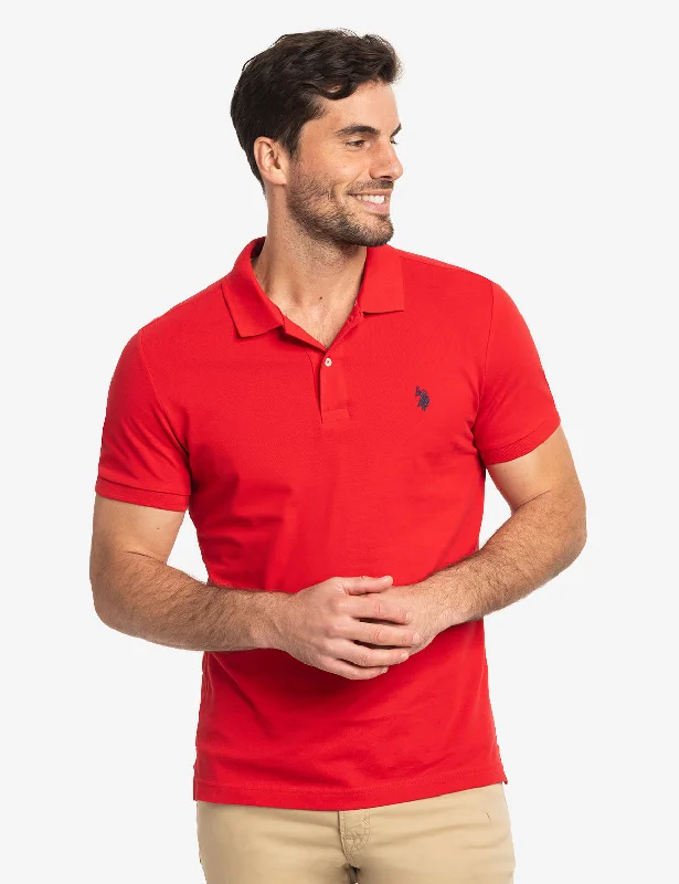 Sleek Heritage Stylish Jeans SLIM FIT SOLID PIQUE POLO SHIRT