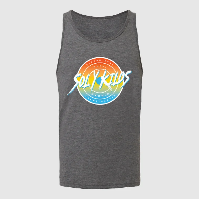 Contemporary Luxe Practical Clothing Sol y Kilos Man Tank (MAD-Athletic Heather)