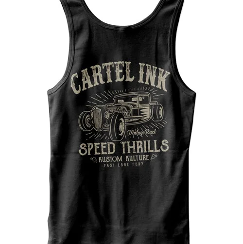 Sophisticated Sleek Everyday Jeans Speed Thrills Men's Tank Top