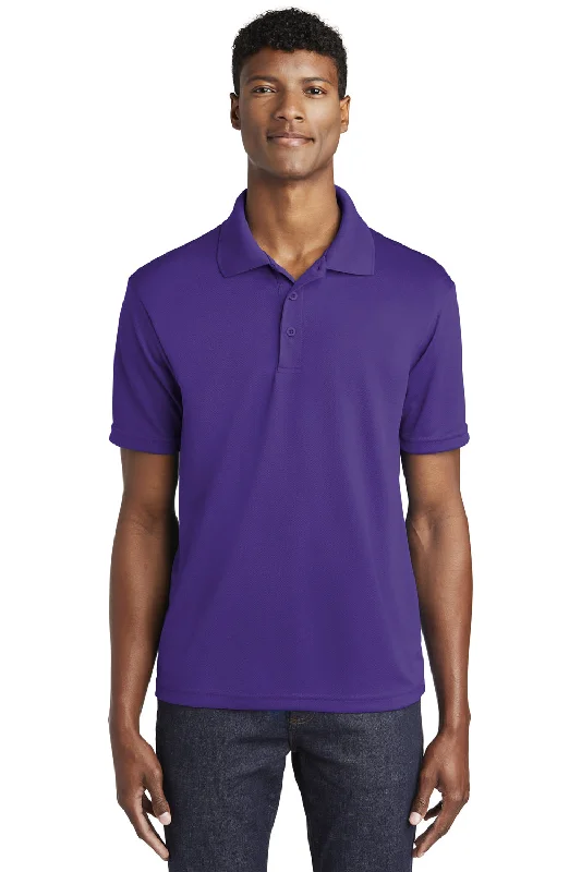 Modern Relaxed Comfort Clothes Sport-Tek Mens RacerMesh Moisture Wicking Short Sleeve Polo Shirt - Purple Modern Relaxed Comfort Clothes Sport-Tek Mens RacerMesh Moisture Wicking Short Sleeve Polo Shirt - Purple