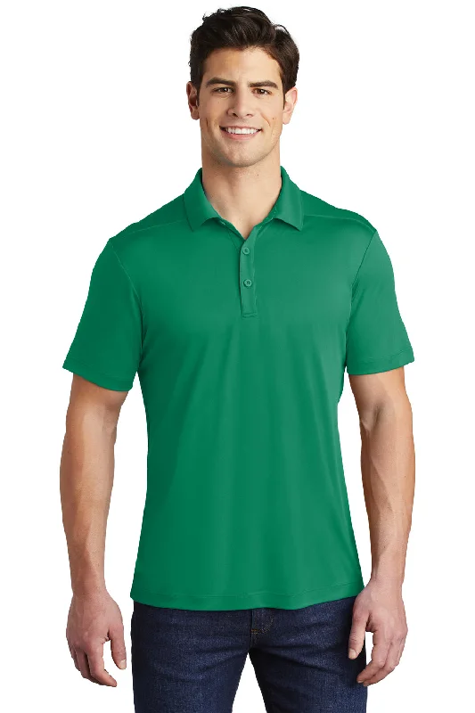 Retro Edge Everyday Jeans Sport-Tek Mens Moisture Wicking Short Sleeve Polo Shirt - Kelly Green