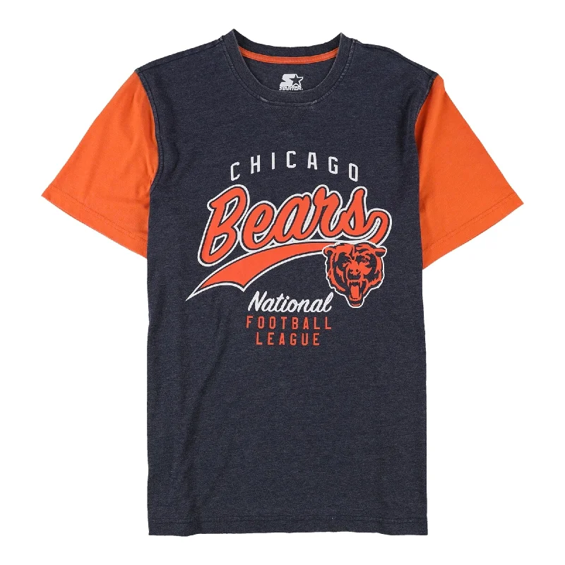 Sleek Rugged Streetwear Clothing STARTER Mens Chicago Bears Graphic T-Shirt, Blue, Large Sleek Rugged Streetwear Clothing STARTER Mens Chicago Bears Graphic T-Shirt, Blue, Large