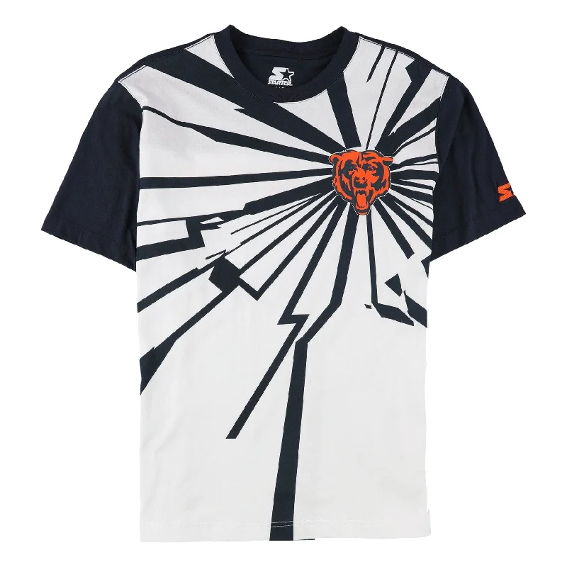 Relaxed Cool Casual Trousers STARTER Mens Chicago Bears Graphic T-Shirt, White, Large Relaxed Cool Casual Trousers STARTER Mens Chicago Bears Graphic T-Shirt, White, Large