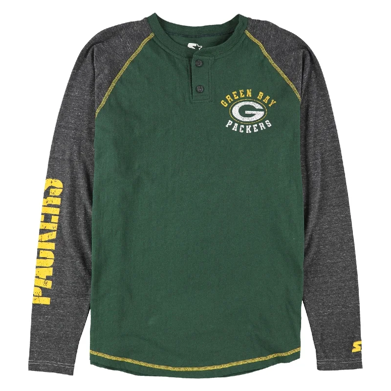 Casual Sleek All-Season Wear STARTER Mens Green Bay Packers Graphic T-Shirt, Green, Large Casual Sleek All-Season Wear STARTER Mens Green Bay Packers Graphic T-Shirt, Green, Large