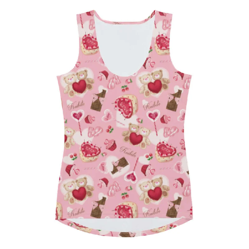Chic Relaxed Layered Styles Sugar Sweetheart Tank Top