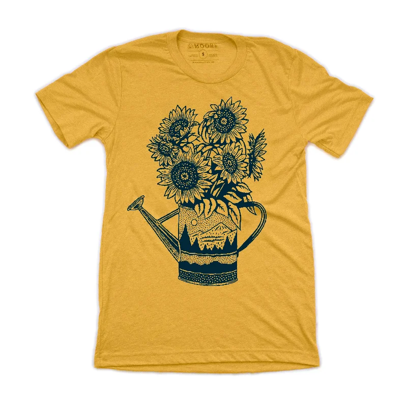 Minimalist Rebel Casual Footwear Sunflower Tee - Mustard