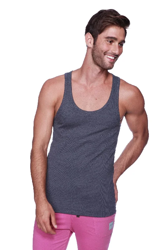 Edgy Luxe Business Casual Sustain Tank (Charcoal)