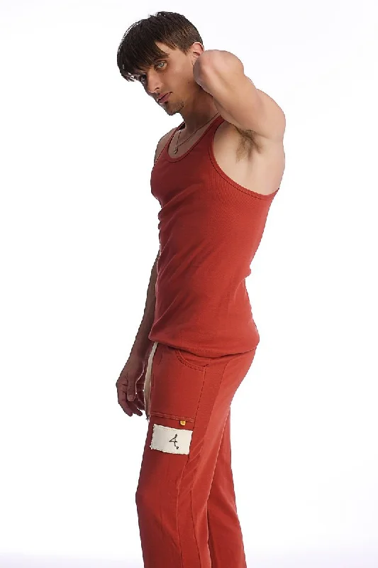 Modern Minimal Urban Gear Sustain Tank (Cinnabar)