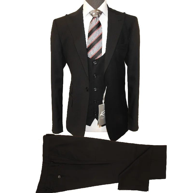 Polished Minimal Functional Wear SYDNEY VESTED SUIT/Sydney-3pc