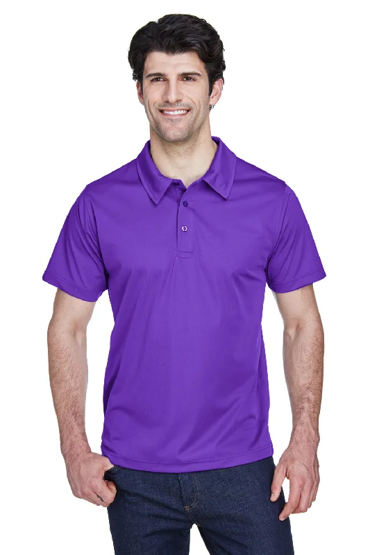Smart Urban Formal Wear Team 365 Mens Command Performance Moisture Wicking Short Sleeve Polo Shirt - Purple Smart Urban Formal Wear Team 365 Mens Command Performance Moisture Wicking Short Sleeve Polo Shirt - Purple
