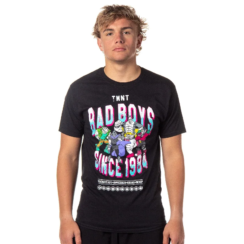 Street Rebel Trendy Shoes Teenage Mutant Ninja Turtles Men's TMNT Bad Boys Since 1984 T-Shirt Street Rebel Trendy Shoes Teenage Mutant Ninja Turtles Men's TMNT Bad Boys Since 1984 T-Shirt