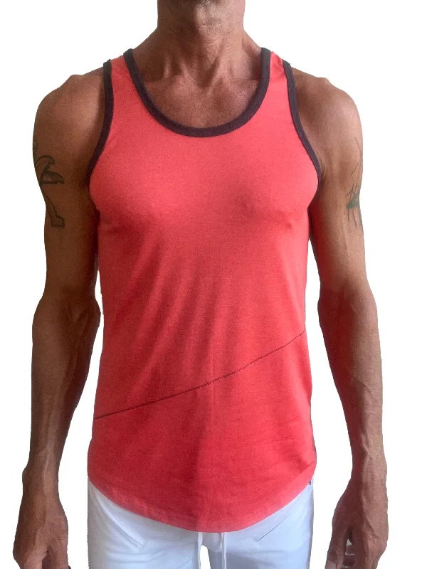 Relaxed Rebel Relaxed Fit Clothing The Perfect Tank (Coral)