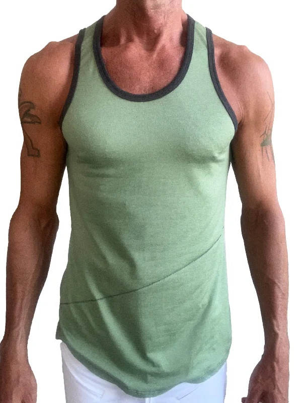 Minimal Rugged Winter Outfits The Perfect Tank (Sage Green)