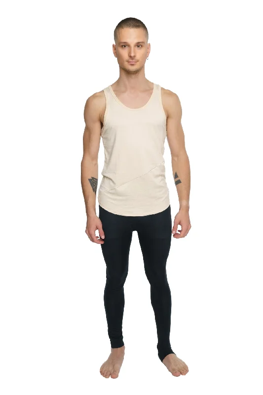 Vintage Sleek Street Outfit The Perfect Tank (Sand Beige)
