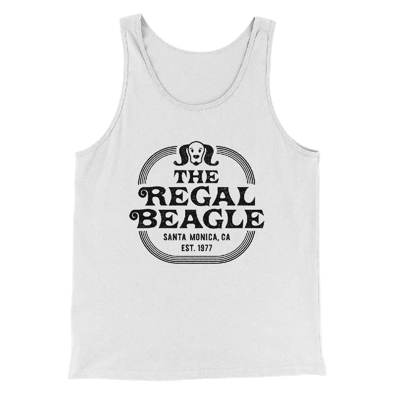 Relaxed Modern Casual Button-ups The Regal Beagle Men/Unisex Tank
