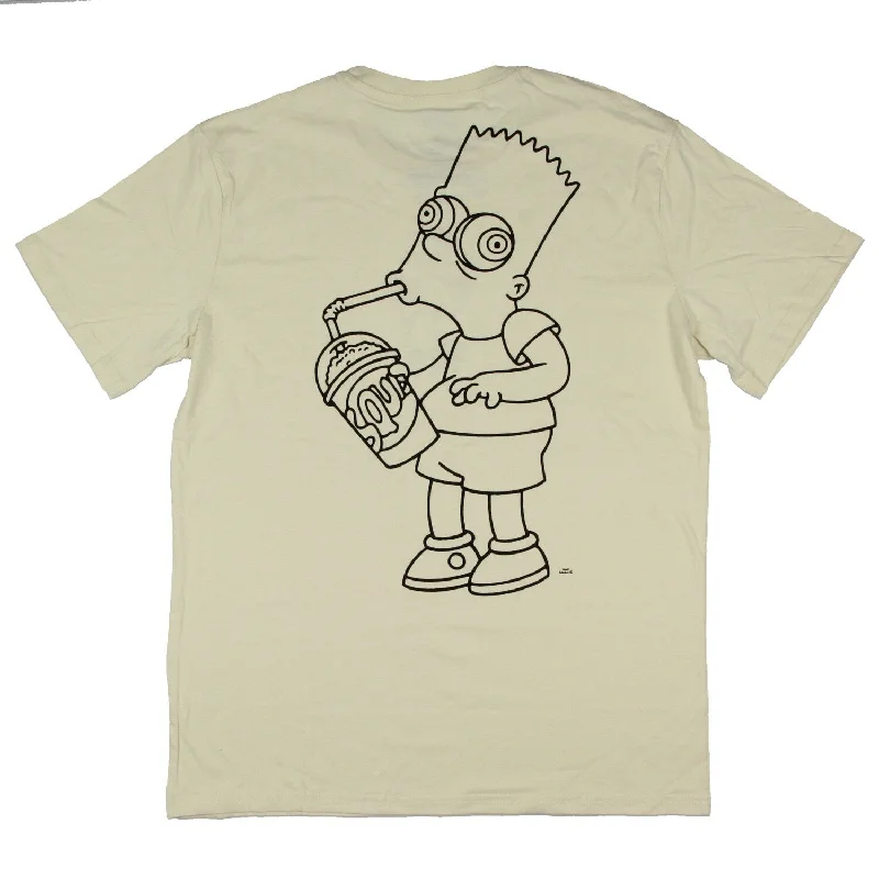 Sleek Heritage All-Weather Outfits The Simpsons Men's Bart Squishy Machine Sketch Design Graphic Print Adult Short Sleeve T-Shirt Sleek Heritage All-Weather Outfits The Simpsons Men's Bart Squishy Machine Sketch Design Graphic Print Adult Short Sleeve T-Shirt