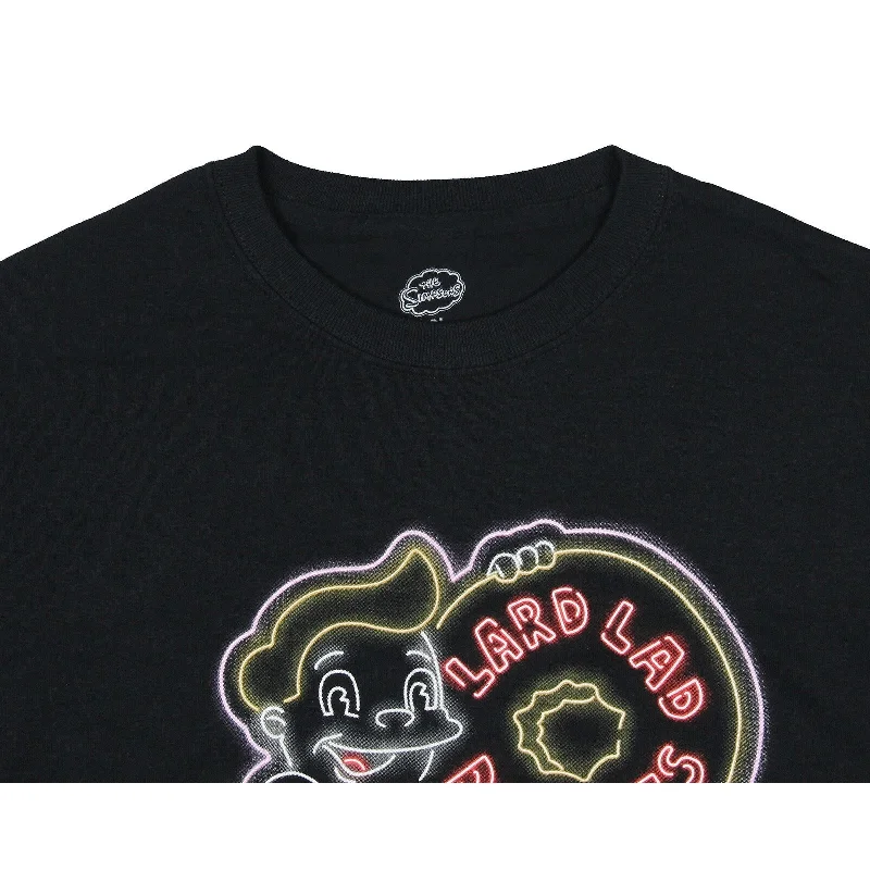 Polished Rugged Casual Shoes The Simpsons Men's Lard Lad Donuts Neon Sign Logo Adult T-Shirt Tee Polished Rugged Casual Shoes The Simpsons Men's Lard Lad Donuts Neon Sign Logo Adult T-Shirt Tee