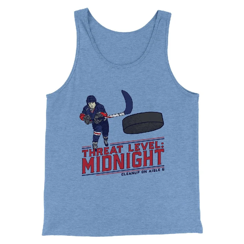 Vintage Sleek Fashionable Wear Threat Level Midnight Men/Unisex Tank Top