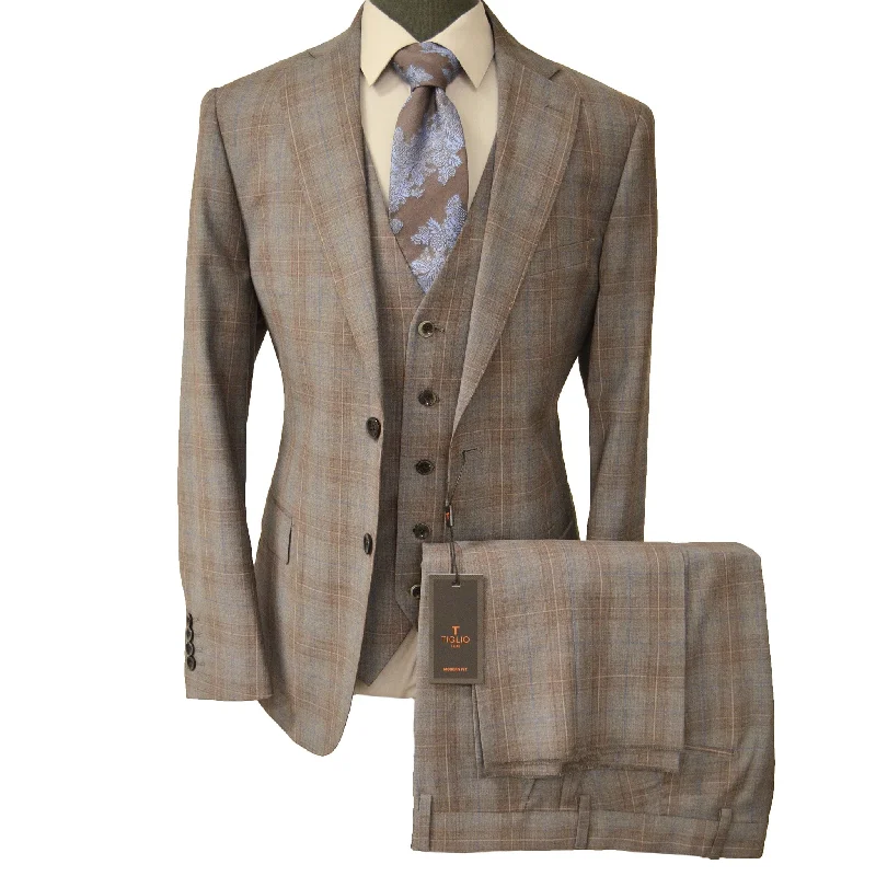 Vintage Street Relaxed Fit Clothing TIGLIO/DOLCETTO VESTED SUIT/TL4120/1