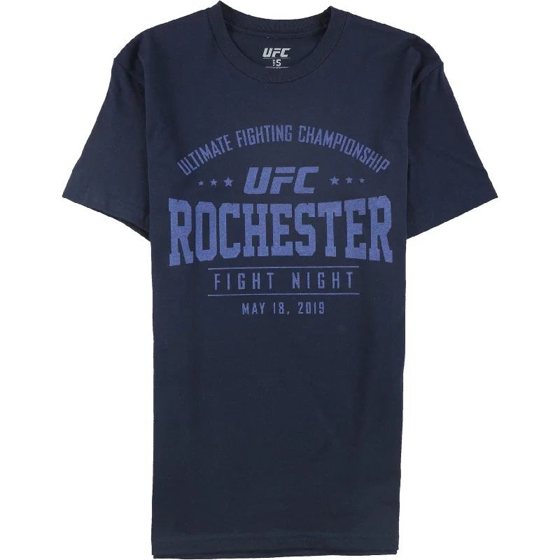 Sophisticated Sleek Modern Outfit Ufc Mens Rochester Fight Night Graphic T-Shirt