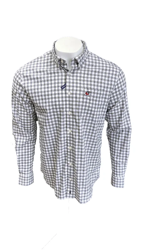 Minimal Luxe Comfy Pants Johnnie-O  UGA Archies Performance Button Up Shirt