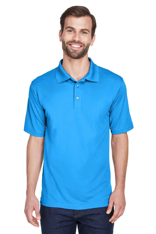 Timeless Minimal Daily Looks UltraClub Mens Cool & Dry Moisture Wicking Short Sleeve Polo Shirt - Coast Blue Timeless Minimal Daily Looks UltraClub Mens Cool & Dry Moisture Wicking Short Sleeve Polo Shirt - Coast Blue