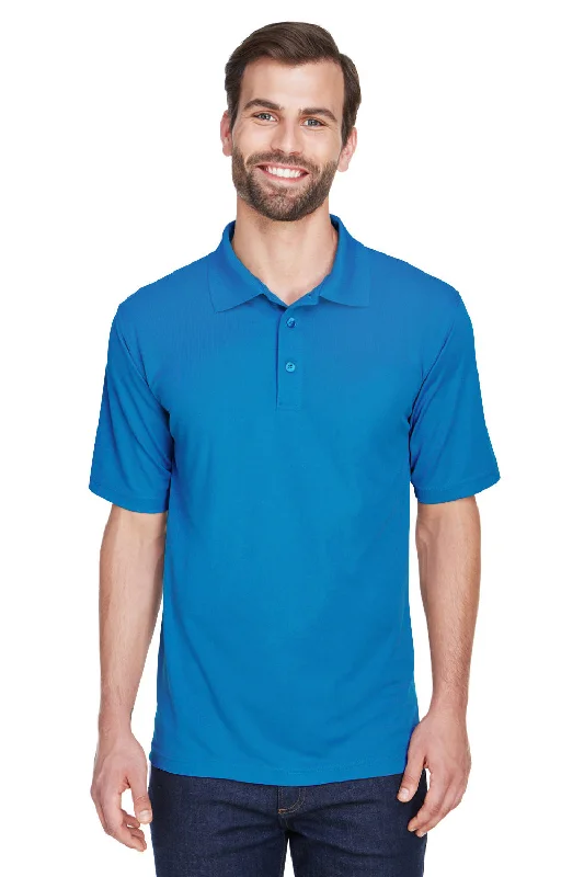 Contemporary Street Fashion Tops UltraClub Mens Cool & Dry Moisture Wicking Short Sleeve Polo Shirt - Pacific Blue Contemporary Street Fashion Tops UltraClub Mens Cool & Dry Moisture Wicking Short Sleeve Polo Shirt - Pacific Blue