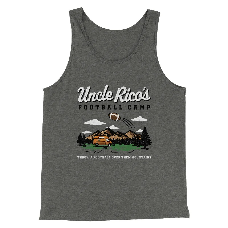 Rugged Edge Layered Clothing Uncle Rico's Football Camp Funny Movie Men/Unisex Tank Top Rugged Edge Layered Clothing Uncle Rico's Football Camp Funny Movie Men/Unisex Tank Top