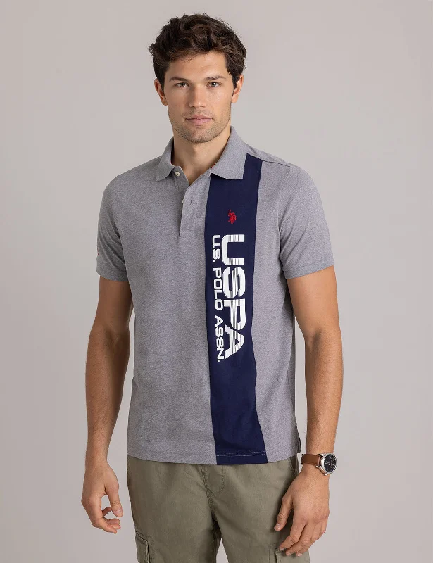 Contemporary Classic Stylish Jackets USPA COLOR BLOCK JERSEY POLO SHIRT