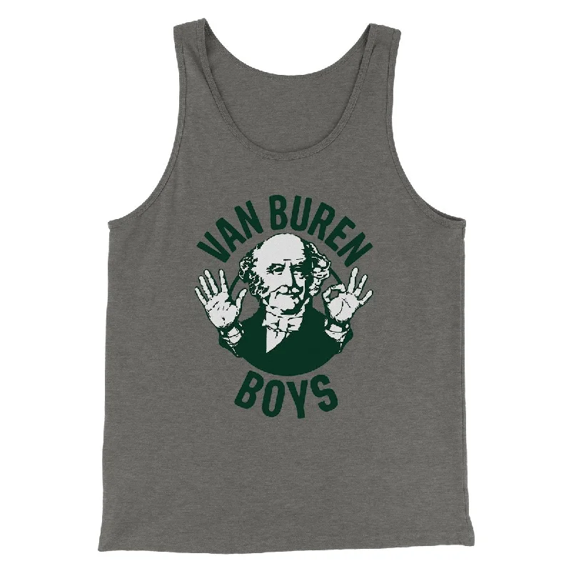 Contemporary Luxe Simple Styles Van Buren Boys Men/Unisex Tank Top