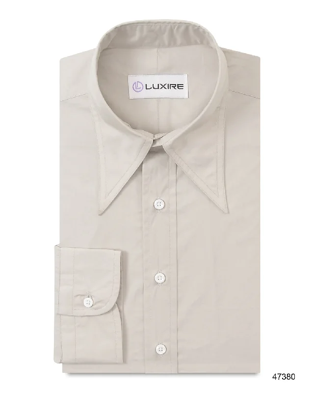 Contemporary Edge Trendy Look Vienna Grey Shirt