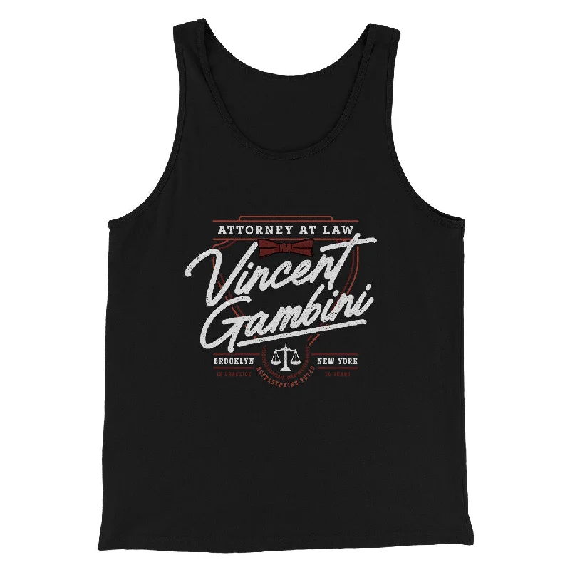 Minimal Luxe Practical Clothing Vincent Gambini Attorney Funny Movie Men/Unisex Tank Top Minimal Luxe Practical Clothing Vincent Gambini Attorney Funny Movie Men/Unisex Tank Top