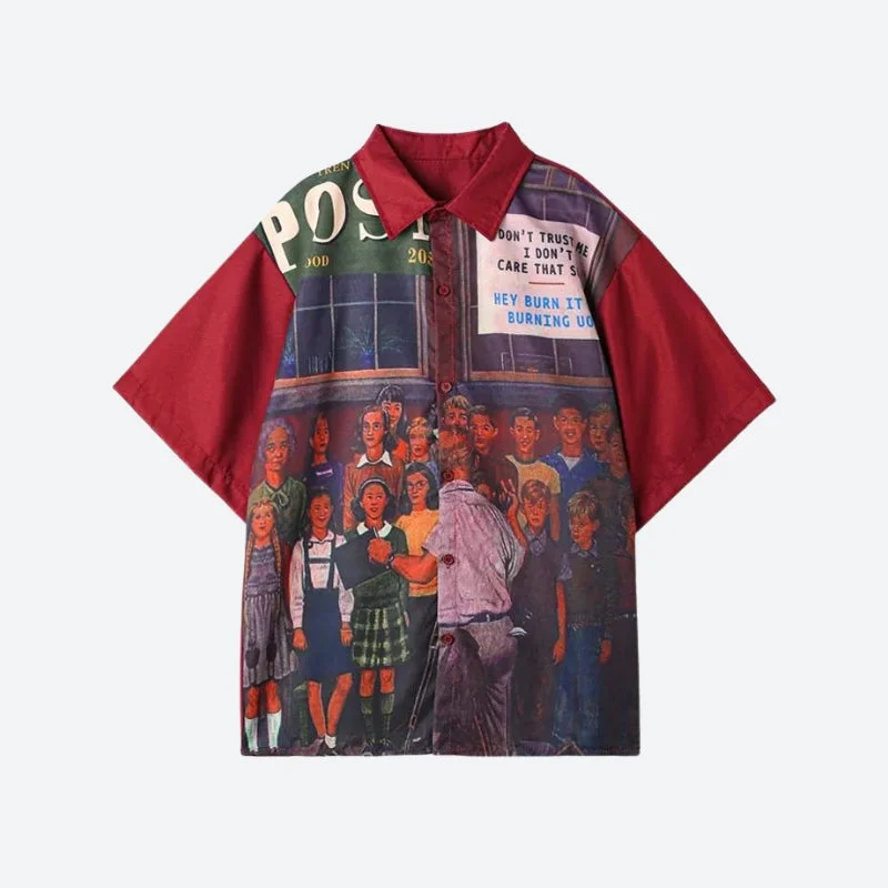 Casual Minimal Outdoor Apparel Vintage Teacher & Students Shirt
