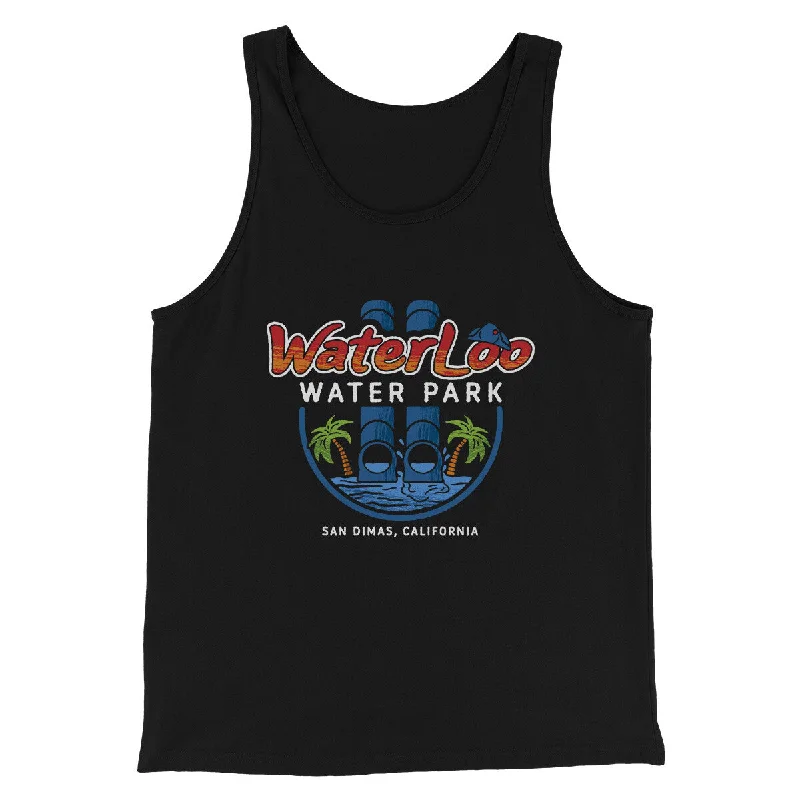 Street Rebel Everyday Apparel Waterloo Water Park, San Dimas Funny Movie Men/Unisex Tank Top Street Rebel Everyday Apparel Waterloo Water Park, San Dimas Funny Movie Men/Unisex Tank Top
