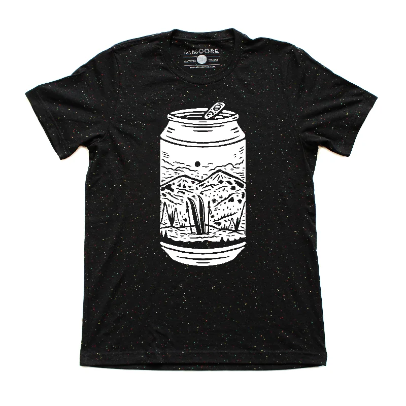 Timeless Smart All-Day Wear Winter Can Tee-Black Speckled