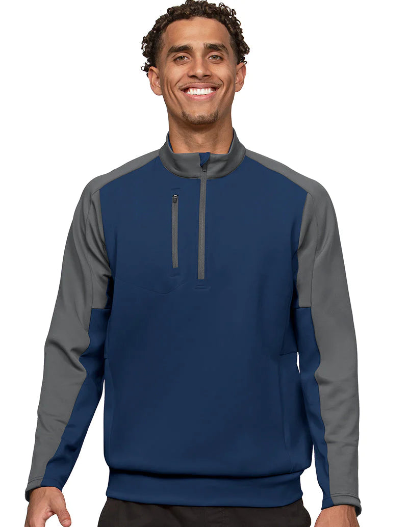 Casual Sleek Fashion Pants Antigua: Men's Essentials Pullover - Team Navy/Carbon 104646 Casual Sleek Fashion Pants Antigua: Men's Essentials Pullover - Team Navy/Carbon 104646