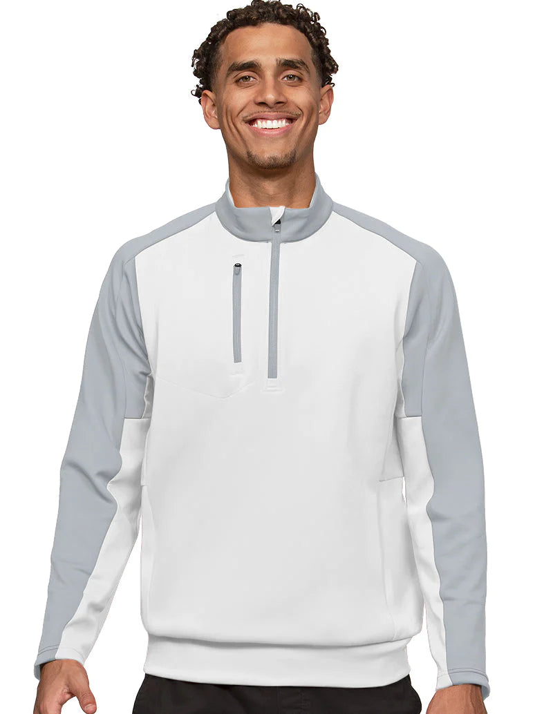 Heritage Rebel Modern Clothing Antigua: Men's Essentials Pullover - Team White/Silver 104646 Heritage Rebel Modern Clothing Antigua: Men's Essentials Pullover - Team White/Silver 104646